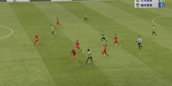 【中超】叶楚贵新工体首球张稀哲点杀 国安1比1梅州